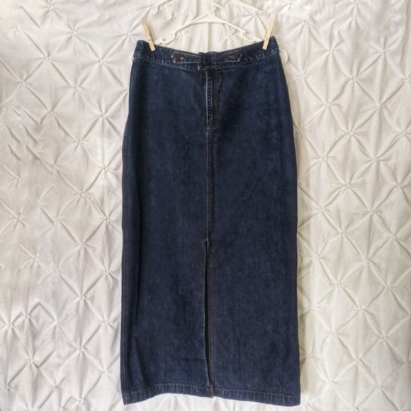 Telluride Clothing Co Dresses & Skirts - Front slit denim maxi skirt